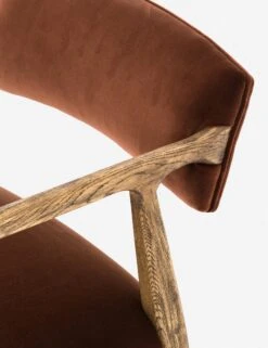 Larabee Accent Chair -Lulu Andgeorgia Shop larabee arm chair burnt auburn 6 1 30a80e08 7177 403d 88cc e8a2da372002