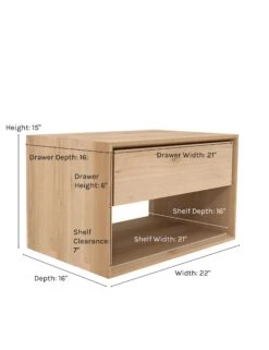 Lark Low Nightstand -Lulu Andgeorgia Shop lark low nightstand