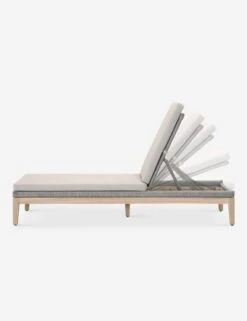 London Indoor / Outdoor Chaise -Lulu Andgeorgia Shop loom outdoor chaise platinum 1 07