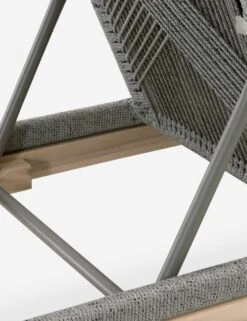 London Indoor / Outdoor Chaise -Lulu Andgeorgia Shop loom outdoor chaise platinum 2 01