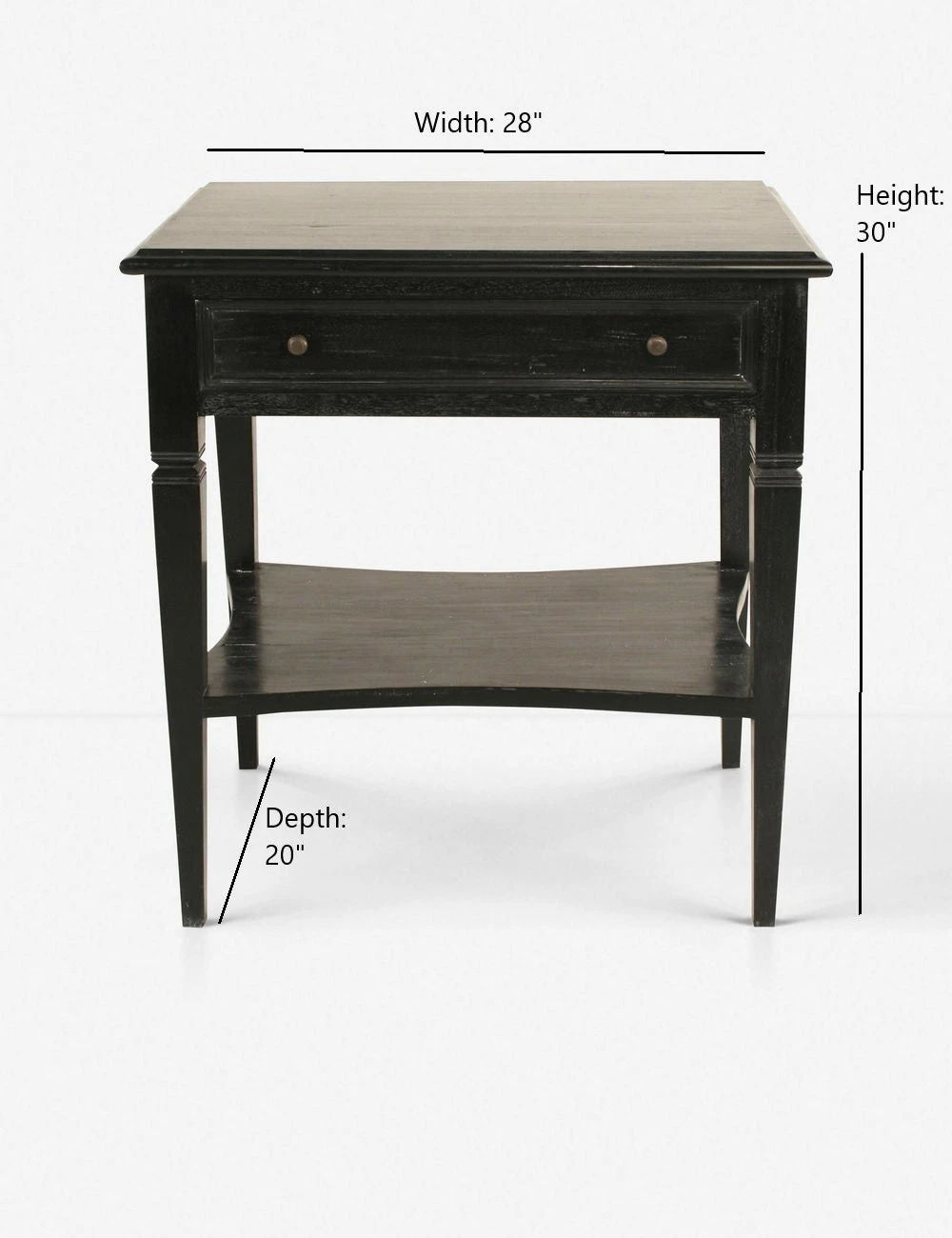 Luna 1 Drawer Nightstand 4 Luna 1 Drawer Nightstand - Image 4