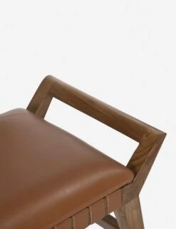 Sienna Leather Bench -Lulu Andgeorgia Shop lvr00121 4