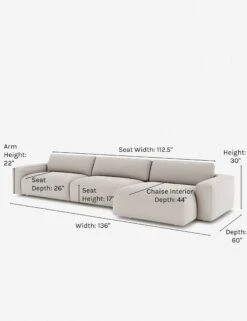 Mackenzie Sectional Sofa -Lulu Andgeorgia Shop mackenzie right facing cloud 469a9279 46e9 49e4 bcaf a03999963fc1