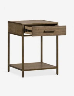Mariam Nightstand -Lulu Andgeorgia Shop mariam nightstand dark hazel 6 1 1