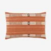 Malva Lumbar Pillow, Rust -Lulu Andgeorgia Shop ngw02 plc102299 lum fnt