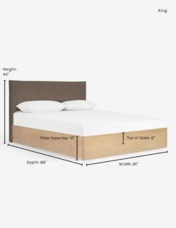 Nia Bed -Lulu Andgeorgia Shop nia bed l0457336 king 1