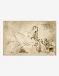 Oh! IF Only He Were As Faithful To Me Wall Art By Jean-Honoré Fragonard, Original Work Held By The J. Paul Getty Museum -Lulu Andgeorgia Shop oh if only he were as faithful to me