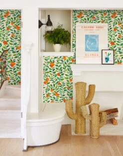 Orange Crush Wallpaper By Nathan Turner -Lulu Andgeorgia Shop orange crush wallpaper by nathan turner peach 1 b59bc3a8 32ef 402b ba38 0c76a6e117bf