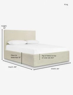 Paxton Slipcover Bed -Lulu Andgeorgia Shop paxton slipcover bed natural l0457361 king