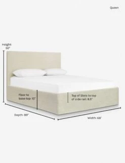 Paxton Slipcover Bed -Lulu Andgeorgia Shop paxton slipcover bed natural l0457361 queen