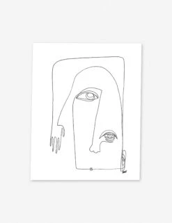 Picasso Print By Damienne Merlina -Lulu Andgeorgia Shop picasso face unframed print 1