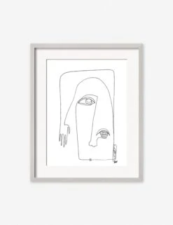 Picasso Print By Damienne Merlina -Lulu Andgeorgia Shop picasso silver frame 1