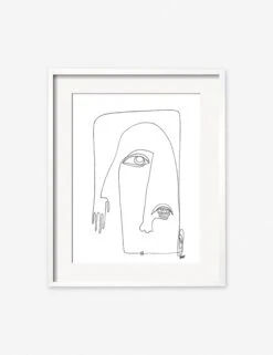 Picasso Print By Damienne Merlina -Lulu Andgeorgia Shop picasso white frame 1