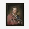 Portrait Of William Burton Conyngham Wall Art By Anton Raphael Mengs -Lulu Andgeorgia Shop portrait of william burton black frame