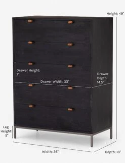 Rosamonde 5-Drawer Dresser -Lulu Andgeorgia Shop rosamonde 5 drawer dresser 73e98279 fd30 4243 b13d a611f6dc8ab6