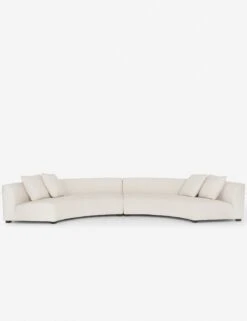 Saban 2-Piece Curved Sectional Sofa
