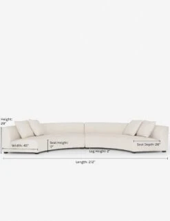 Saban 2-Piece Curved Sectional Sofa -Lulu Andgeorgia Shop saban 2 piece crescent sectional sofa ivory 1564991625 861fbeaa a28e 4a6a aa18 d725e66fa11e