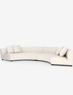 Saban 2-Piece Curved Sectional Sofa -Lulu Andgeorgia Shop saban 2 piece crescent sectional sofa ivory 2 1564991625 b28438fd 4554 4b35 a584 903c25d4ec97