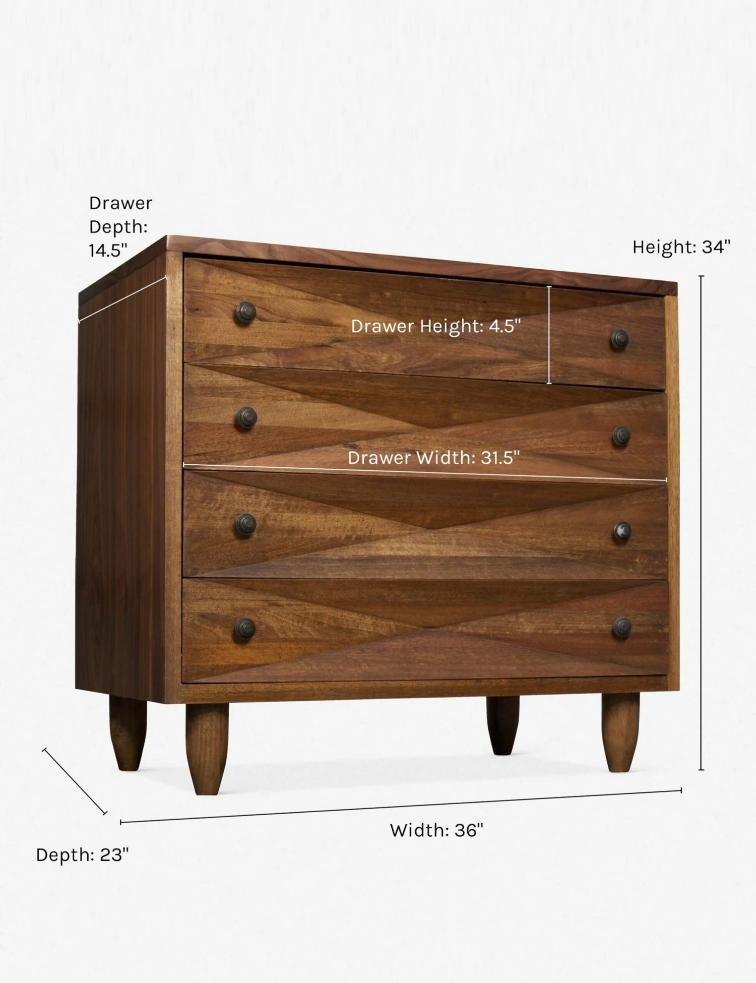 Sen 4-Drawer Dresser 3 Sen 4-Drawer Dresser - Image 3