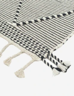 Taza Rug, Black -Lulu Andgeorgia Shop taza rug 4 1