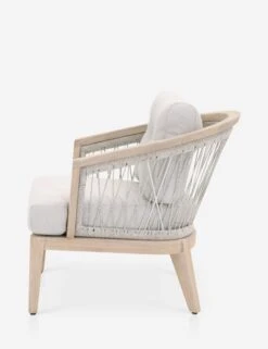 Joaquin Indoor / Outdoor Accent Chair -Lulu Andgeorgia Shop web outdoor club chair taupe white 1 03